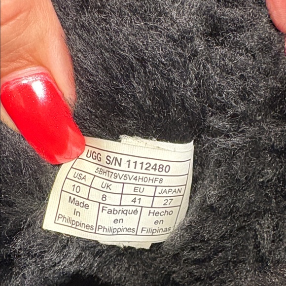 UGG Black Suede Winter Boots - Picture 4 of 12